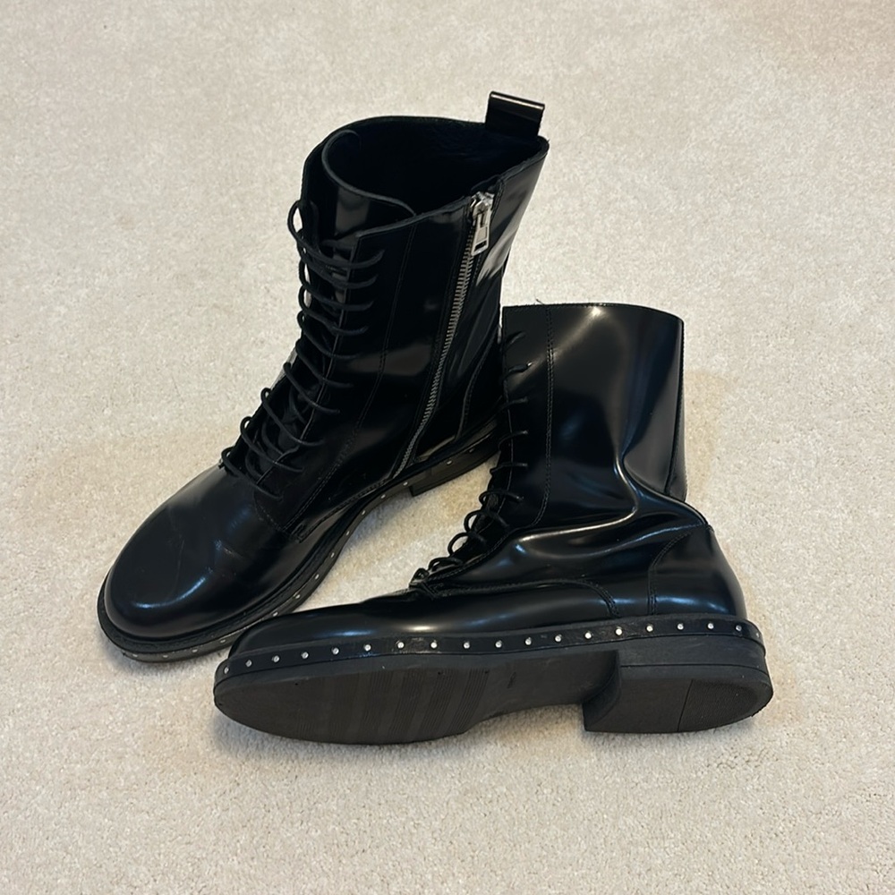Barneys New York Combat Boot